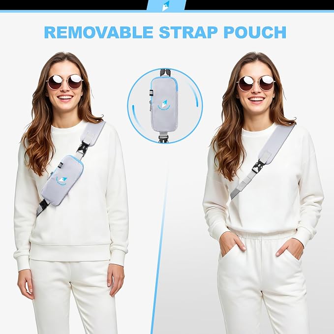 Seektop RFID Anti-Theft Crossbody Bag Sling Backpack for Women & Men, Casual Chest Daypack for Daily Travel - Image 7