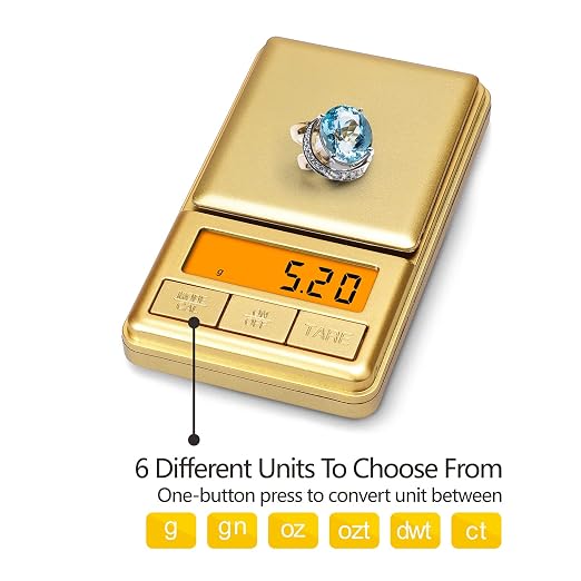 Mini Pocket Scale 100g/0.01g, Digital Gram Scale with Cover, Small Travel Ounce Scale for Food, Herbs, Spices, Gold, Jewelry, Coins,Kitchen (Battery Included - Image 2