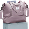Travel Duffel Bag, Sports Tote Gym Bag, Shoulder Weekender Overnight Bag for Women by WONHOX