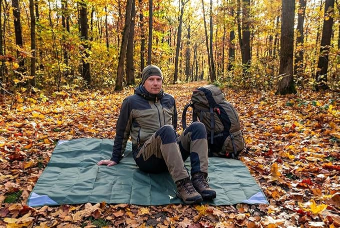 Orga'Neat Pocket Picnic Blanket, Compact Lightweight Tarp for Camping | Foldable, Easy to Carry, Water Resistant Sandproof Washable Quick Dry Mat for Beach, Festival, Travel, Outdoor Recreation - Image 5