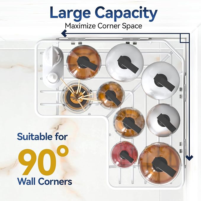 Corner Shower Caddy Adhesive, 100% Rustproof Shower Organizer, No Drill Shower Shelf for Inside Shower, Wall-Mounted Shower Storage for Homes (2 Pack, White) - Image 3