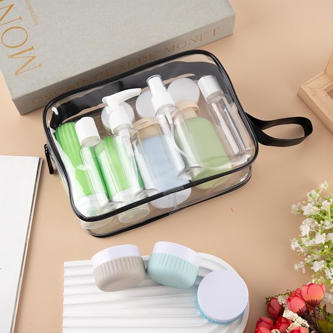 Travel Bottles for Toiletries, 25 Pack TSA Approved Travel Size Containers for Toiletries, Leak Proof Refillable & Squeezable Toiletry Bottles Kit with Clear Bag for Shampoo Lotion Cream Conditioner - Image 6