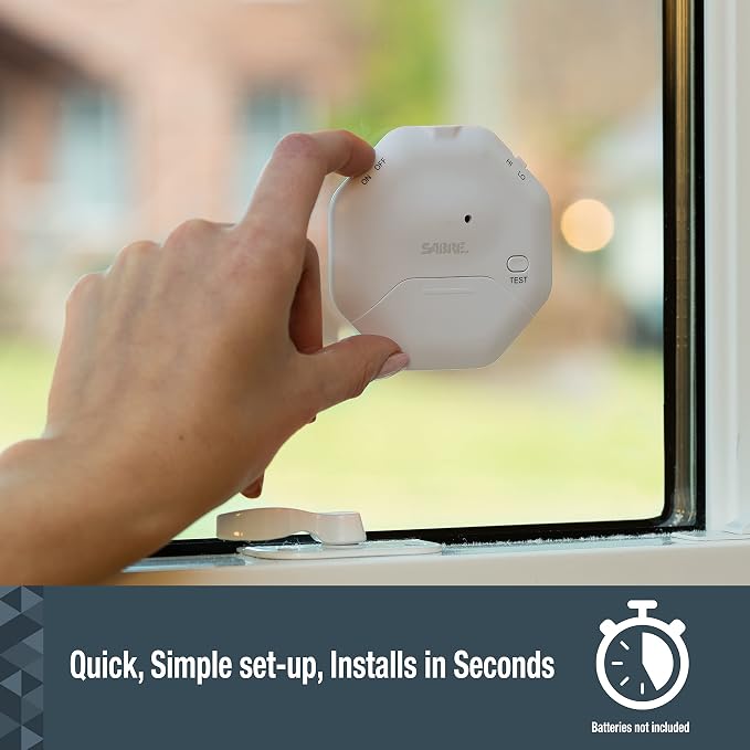 Sabre 120 dB Wedge Door Stop Security Alarm, Extremely Loud Wireless Siren Audible Up to 1,500 Ft., Non-Skid Pad, Compact Alarm Great for Home, Travel, Apartment or Dorm - Image 7