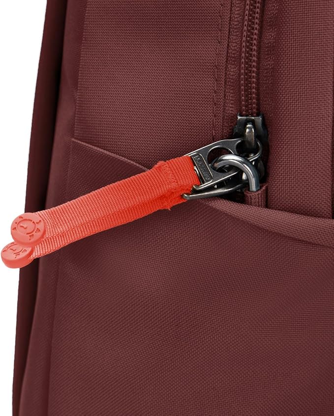 Pacsafe GO 25L Anti Theft Backpack, Garnet Red - Image 8