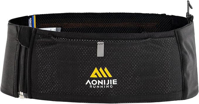 ICE FLAME Running Belt, Fitness and Running Fanny Pack for Women and Men, Waist Band Pack for Phone Keys Money, Moisture Wicking Storage Belt by Unknown