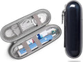 Nincha Hard Shell EVA Electric Toothbrush Case - Waterproof, Shockproof, Moisture Resistant, Large Size Fits Oral-B iO, Pro, Smart Series, Philips Sonicare (Black) by Nincha
