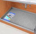 Waterproof Under Sink Mat Silicone 40"x19", Kitchen Cabinet Liner | BPA-Free Silicone Mat with Raised Lip Protects Cabinets from Leaks, Versatile Home Organizer for Bathroom, Pets, Boots, Floor by SIKADEER