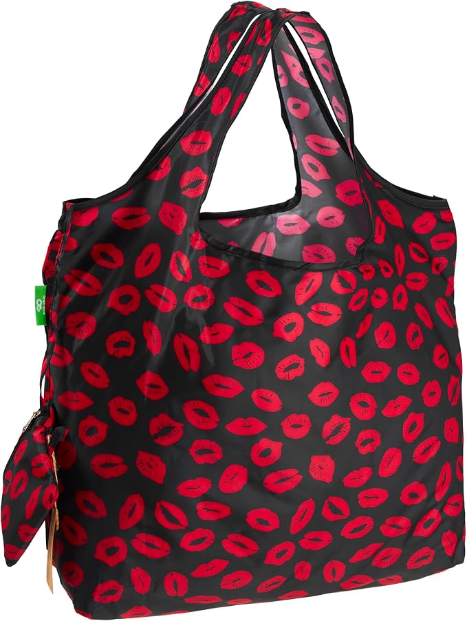 ECO CHIC Foldable Reusable Large Grocery Bags - Foldable Grocery Bags - Lightweight, Recycled & Reusable Shopping Bag - Waterproof, Packable Tote Fitting in Fine Grocery Bag Carrier by ECOCHIC