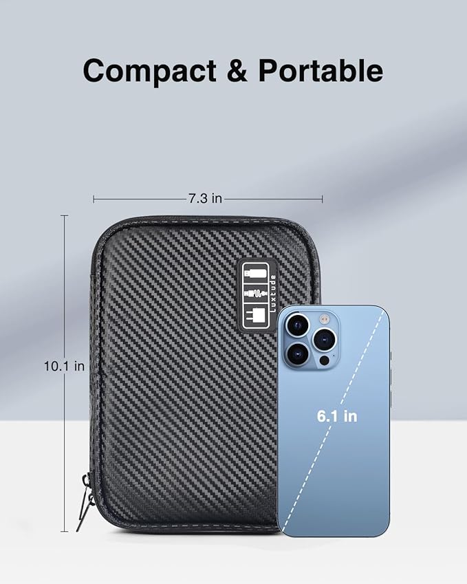 Cord Organizer Travel, Cable Organizer Bag, Portable Electronics Organizer, Travel Essentials for Cord Storage/Charger Storage/Cable Storage - Image 6