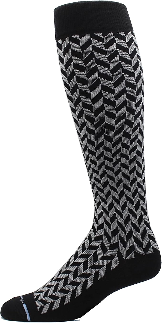 Dr. Motion 4 Pairs Men's Athletic Traveler Graduated Compression Knee High Socks - Image 2