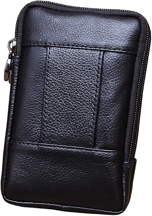 Leather Waist Pack Phone Belt Bag for Men Loop Holster Wallet Cellphone Case Pouch Pack Clip Money Purse - Image 4