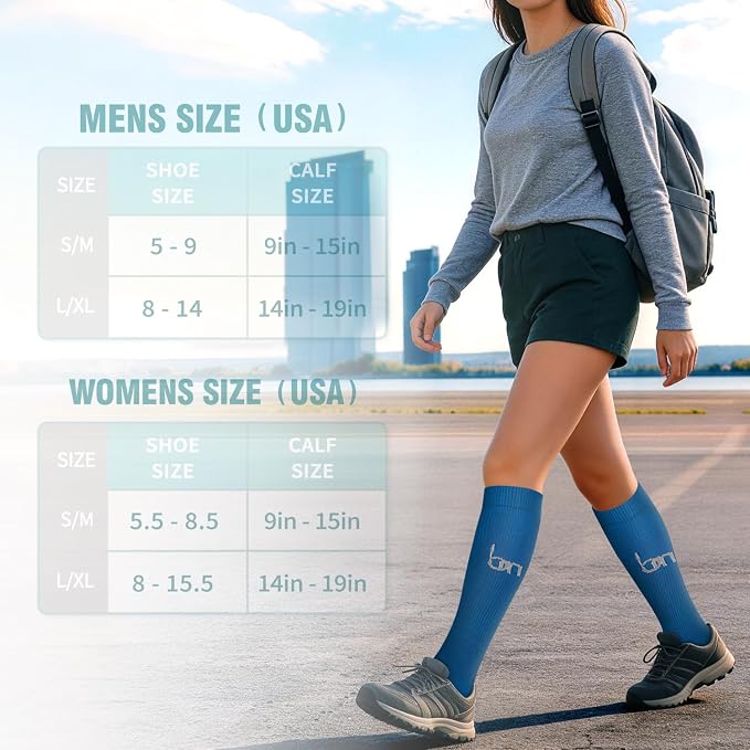 Copper Compression Socks for Women & Men (6 pairs) - Best Support for Nurses, Running, Hiking, Recovery - Image 6