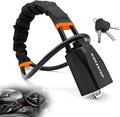 KAYCENTOP Car Steering Wheel Lock, Seat Belt Lock, Anti-Theft Device, Max 17 Inch Length, Small and Light-Weight, Multi-Functional, Fit Most Vehicle, SUV, Golf Cart Security (Black) by KAYCENTOP