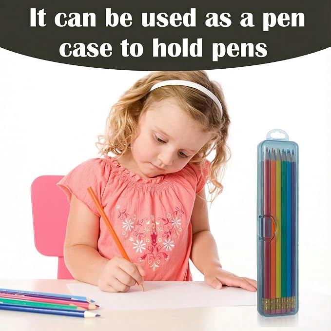 oruola 2 Pack Tooth Brush Travel Case, Toothbrush Case For Traveling | 7.9 x 1.8 x 1.1 In, Portable, Plastic, Toothbrushes Travels Holder, with Secure Seal, Gray & Blue - Image 7