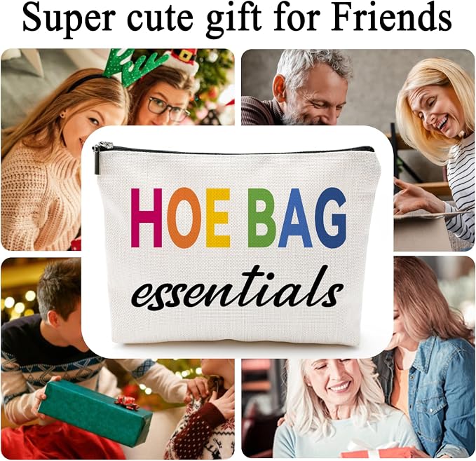 ZUYUROU Funny Gifts for Women, Friends, Hostess Gift Ideas Cool Gifts for Women Girls Birthday Gift Ideas Gag gifts Girls Weekend Overnight Fun Makeup Travel Bag Cosmetic Bag-Colorful - Image 3