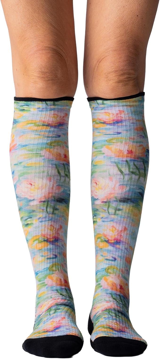 Viasox Compression Socks for Women and Men, Knee High Socks 12-15 mmhg Circulation Support for Flight, Travel, Daily by Viasox