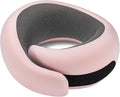 Travel Neck Pillow for Airplanes, 100% Pure Memory Foam Travel Pillow with Ergonomic 360° Support, Travel Essentials for Long Flights, Car, Train and Home, Max Pink by Asteraty