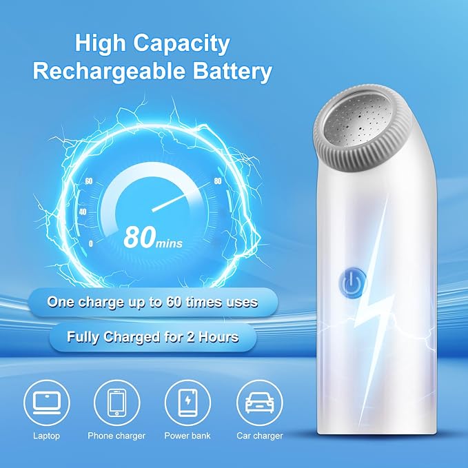 Portable Travel Bidet with Water Absorbing Ball, 360° Full Usage Electric Handheld Bidet Sprayer, Rechargeable USB-C, Dual Modes Feminine Washer for Postpartum Care, Camping & Personal Hygiene - Image 6