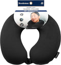 Brookstone Travel Neck Pillow - Lightweight U-Shaped Memory Foam Travel Pillow for Airplane, Car Travels & Sleeping, Black | Brookstone Travel Neck Pillow Lightweight U-Shaped Memory Foam Pillow by Unknown
