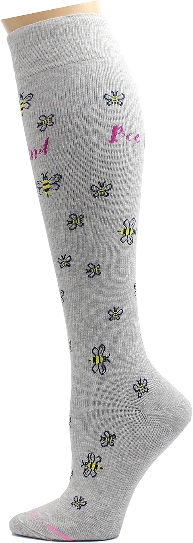 Dr. Motion 4 Pairs Therapeutic Graduated Compression Women's Knee-hi Socks - Image 3