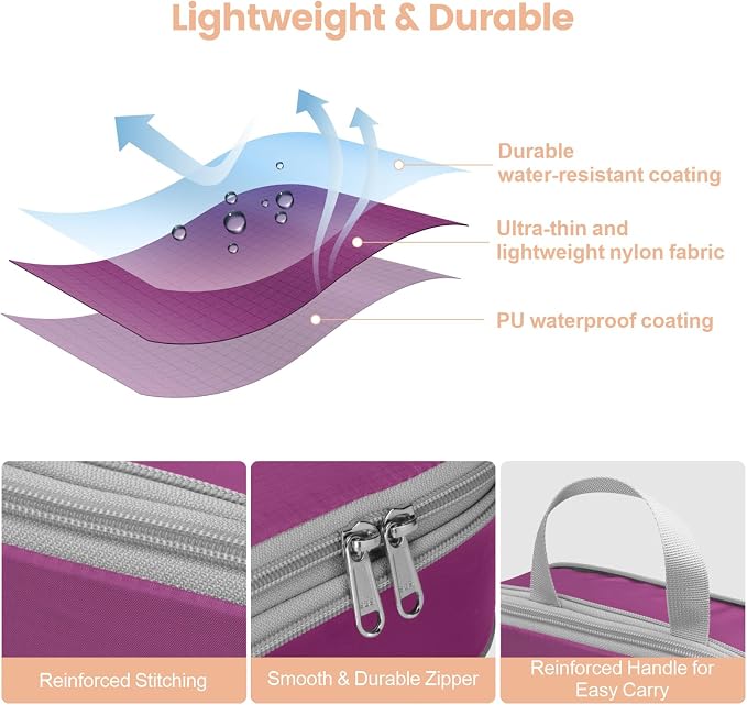 Cambond Compression Packing Cubes for Travel - Luggage Suitcase Organizer | Compression Zip Design for Space-saving, Expandable, Lightweight, Keep Clothes Sorted, Luggage Space Tidy, Carry on Pack Fast - Image 9