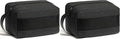 Vorspack Toiletry Bag for Men - Water Resistant Travel Bag for Toiletries, Bathroom Essentials, Travel Accessories, Gifts - Grey (Pack of 2) by Vorspack