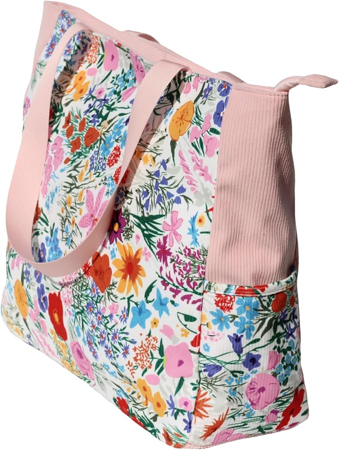 ESVAN LARGE BEACH BAG Water Resistant Lightweight 20 inch Women Oversize Tote Bag for Gym Beach Travel Pool Yoga Nurse - Image 8