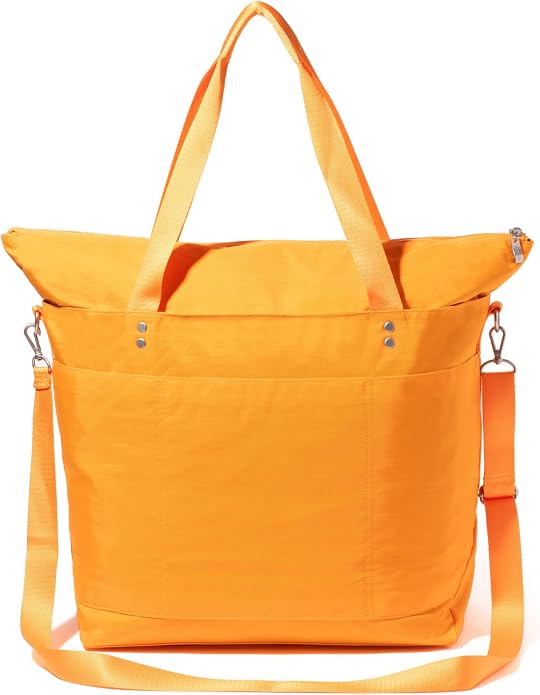 Baggallini Carryall Tote - Lightweight Nylon Zipper Top Weekender Travel Beach Bag w/Luggage Sleeve - Image 15