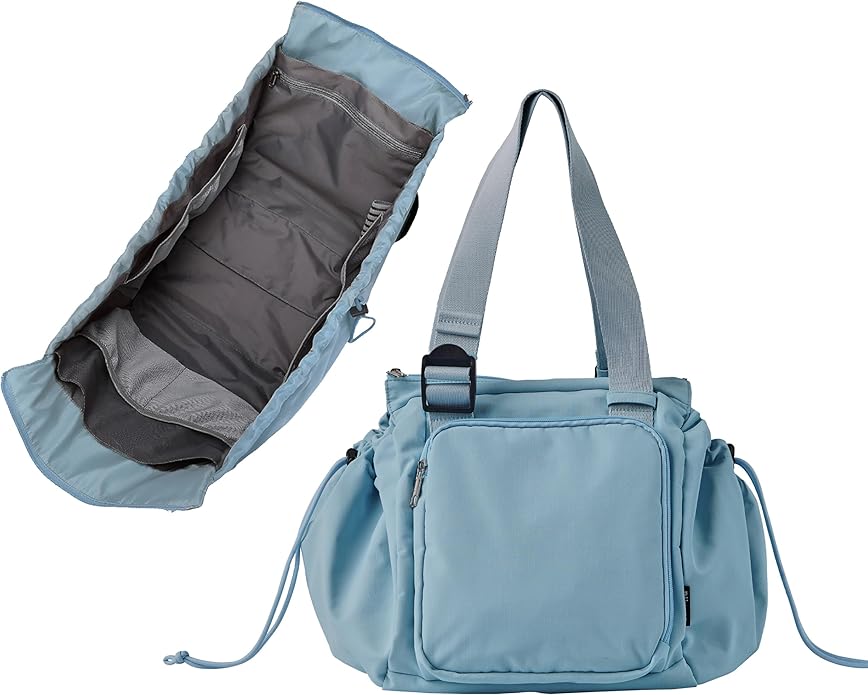 Everyday Bag Tote for Women, Spacious Diaper Bag with 16 Pockets, Durable Travel Bag, Sleek Work Shoulder Bag by BIIVOYA
