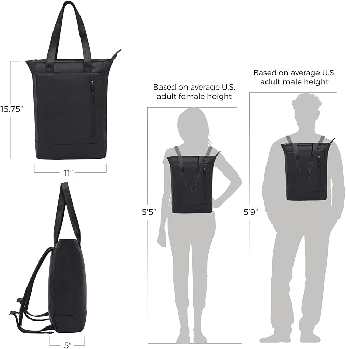 Travelon Anti Theft Urban Convertible Backpack/Tote - Image 4