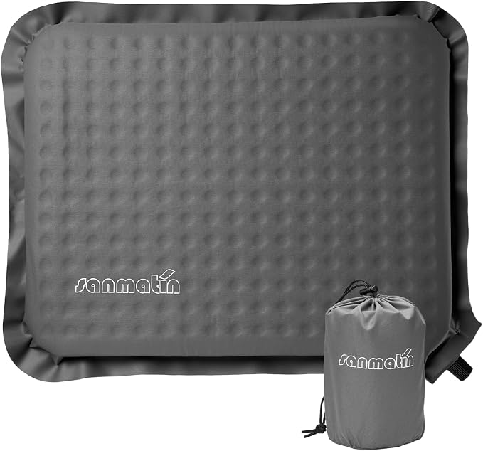 Airplane Travel Seat Cushion, 1, Grey | Inflatable seat cushion for stadium, camping,outdoors.Sondur travel cushion for airplane by Unknown