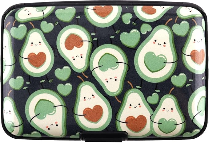 RFID Blocking Credit Card Holder for Men Women - Stylish Travel Wallet - Best protection for Bank Debit, ID, ATM, Cards against Scanning Criminals (avocado) - Image 2