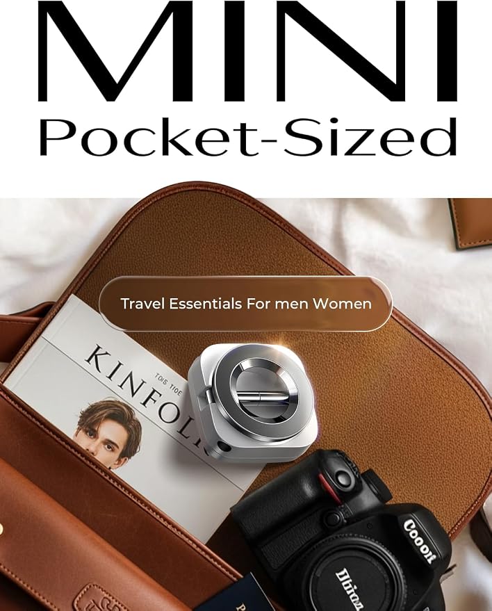 LISEN Airplane Travel Essentials Flying Airplane Phone Holder Magsafe | Hands Free Long Flight Essentials Cruise Essentials 2026 MagSafe Accessories Airplane Gadgets Travel Gifts for Women Unique - Image 3