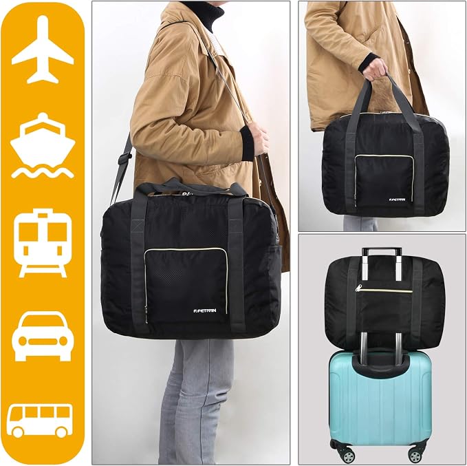 F.FETIVIN Personal item travel bag 18x14x8 for Spirit Airlines Lightweight carry on duffle bag for Gym,Sports,Vacation - Image 5
