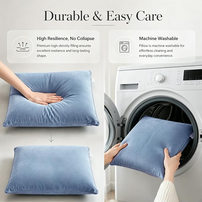 Gray Pillow Blanket 2 in 1 Convertible, Soft Plush Throw Blanket, Large Warm Travel Blanket, Foldable Compact Pillow for Airplane,Car - Image 2