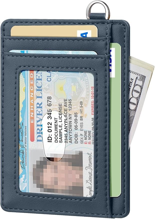 FurArt Slim Minimalist Wallet RFID Credit Card Holder for Men | slim minimalist compact rfid id window thin - Image 2