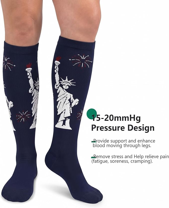 FuelMeFoot 3 Pack Copper Compression Socks - Compression Socks Women & Men Circulation - Best for Medical,Running,Athletic - Image 4