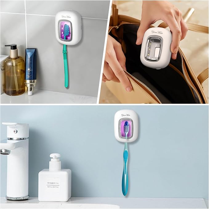 YourMate UVC Toothbrush Sanitizer Case for Electric & Manual Toothbrushes - Image 5