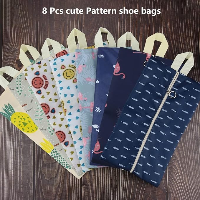 Travel Shoe Bags Waterproof Portable Shoe Storage Pouch with Handle for Men & Women - Image 7
