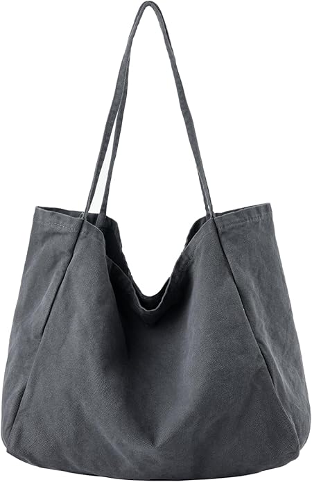 Canvas Tote Bag for Women Large Hobo Shoulder Bag for Work Travel Casual Message Bag Tote Purse handbags by YAVCOOL