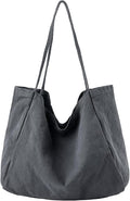 Canvas Tote Bag for Women Large Hobo Shoulder Bag for Work Travel Casual Message Bag Tote Purse handbags by YAVCOOL