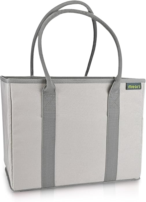 meori Office Tote Bag Carry Laptop Essentials Sturdy Bottom Stays Upright 3 Handy Pockets by meori