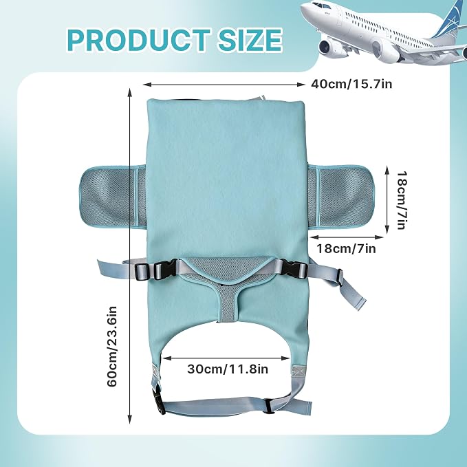 Toddler Airplane Bed, 1-12 Months Old Baby Travel Essentials for Flying | Toddler Airplane Bed Portable Baby Airplane Bed for Flight, Suitable for Airplanes ﻿ - Image 2