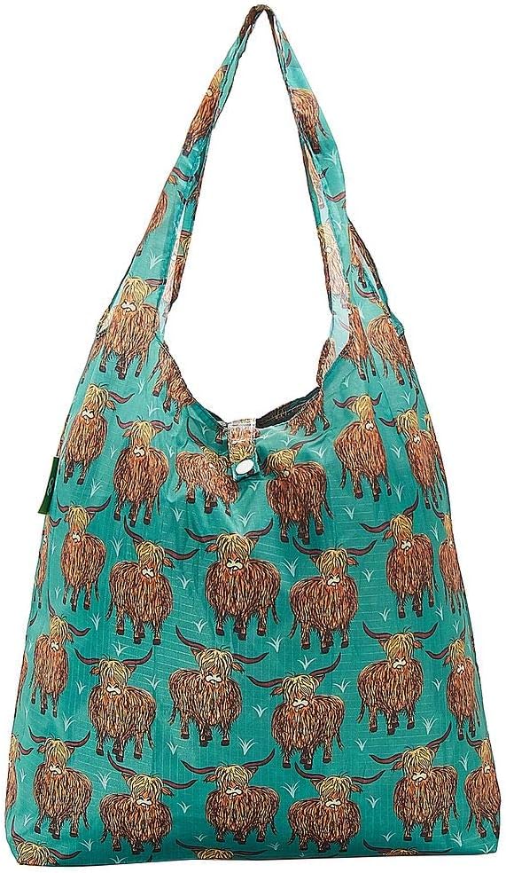 ECO CHIC Foldable Reusable Grocery Bags - Lightweight, Recycled & Reusable Shopping Bag - Waterproof Packable Tote - Image 4