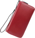 Small Compact Women Wallet RFID Blocking Genuine Leather Bifold Purse with ID Windows by Lavemi