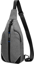 WATERFLY Medium Crossbody Sling Backpack Anti Theft Backpack for Traveling Chest Shoulder Bag by Waterfly