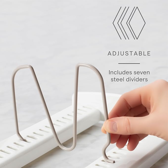 YouCopia StoreMore Adjustable Pot Lid Organizer, Standard, White - Image 2