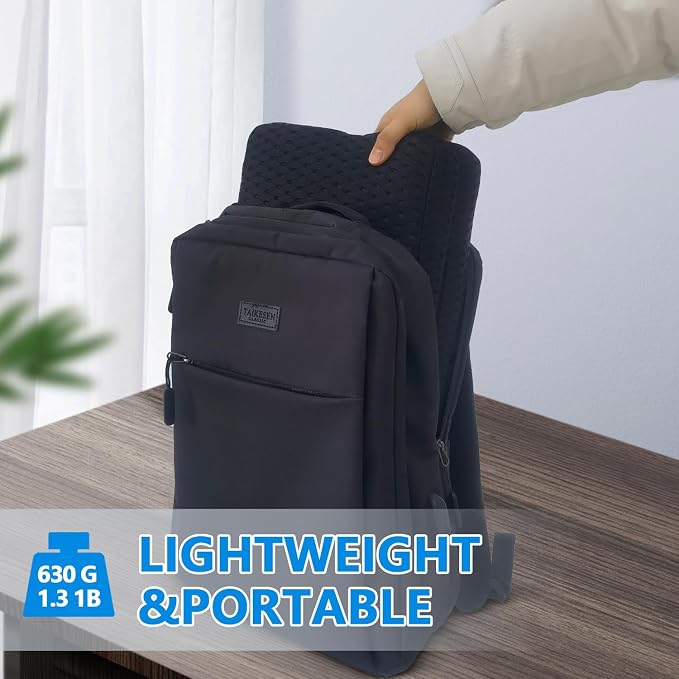 Portable Foldable Seat Cushion Soft Thick for Stadium Travel Camping Office | 3D mesh fabric breathable seat cushion for stadium bleacher airplane travel - Image 4