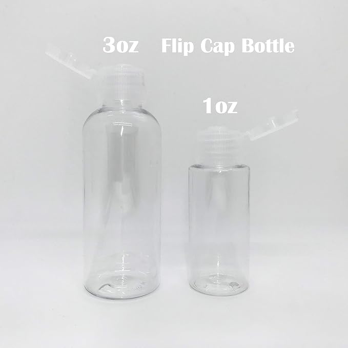 4 Pack Travel Bottles Set with Zipper Bag Containers for Toiletries Shampoo Conditioner Lotion Body Wash Liquid Leak-Proof Carry-on for Airplane - Image 5