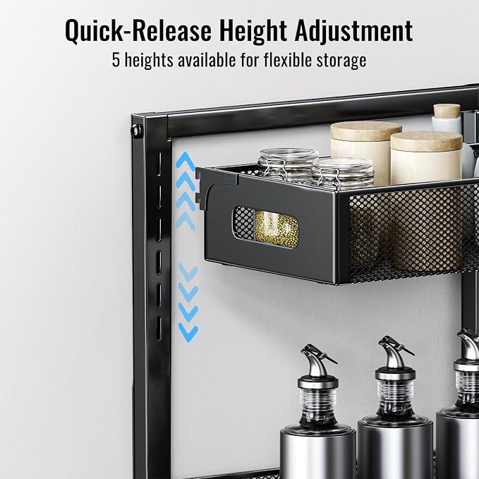 TISTAYA Under Sink Organizer, Silk-Smooth Metal Sliding Drawer Organizers and Storage Rack, Pull Out Cabinet Shelf for Kitchen, Bathroom, Pantry, Cabinet, Closet - Image 4